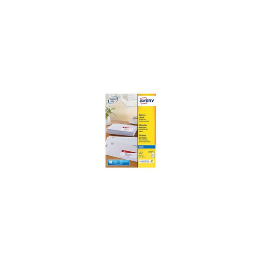 AVERY Etiquette d'adresse jet d'encre, 99,1 x 38,1 mm, blanc