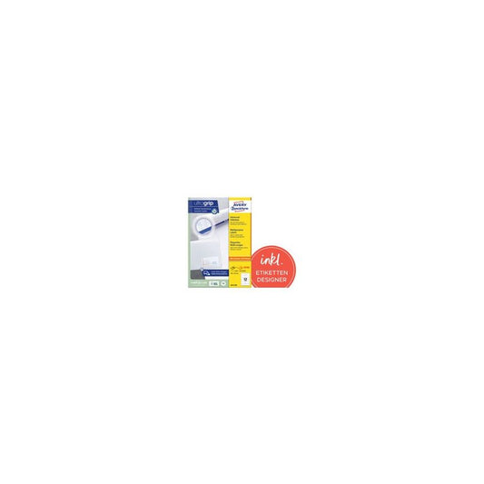 AVERY Zweckform Etiquette universelle, 38 x 21,2 mm, blanc