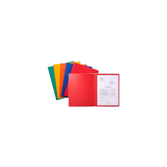 EXACOMPTA Chemise LUSTRO dos rainé, 240 x 320 mm, rouge x50