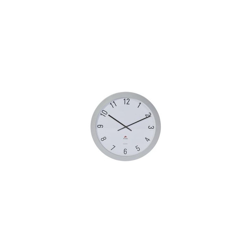 ALBA Horloge murale "HORGIANT", montre à quartz, gris métal