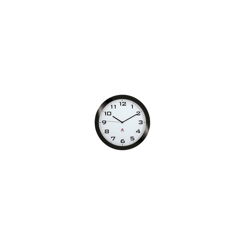 ALBA Horloge murale "HORISSIMO", montre à quartz, noir