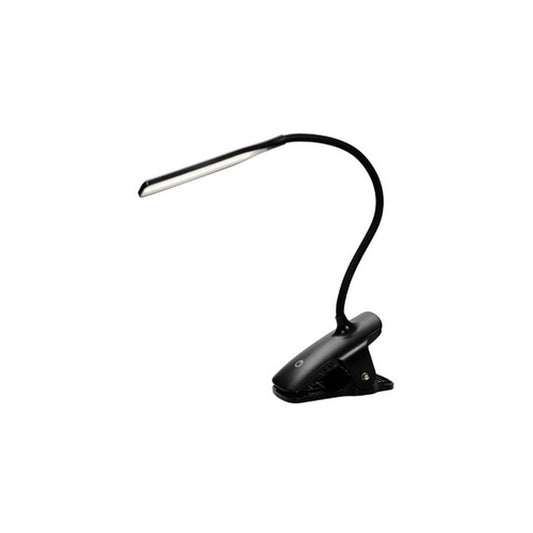 ALBA Lampe de lecture LED rechargeable "LEDCLIP", noir
