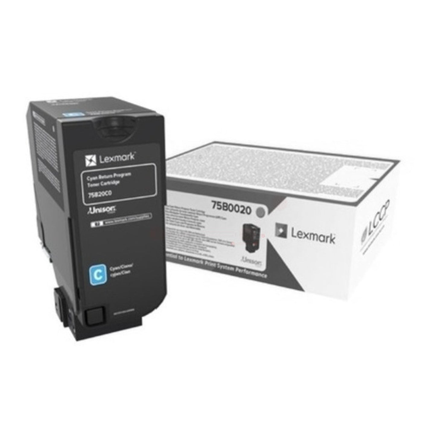 Toner d'origine Lexmark 75B0020 - cyan