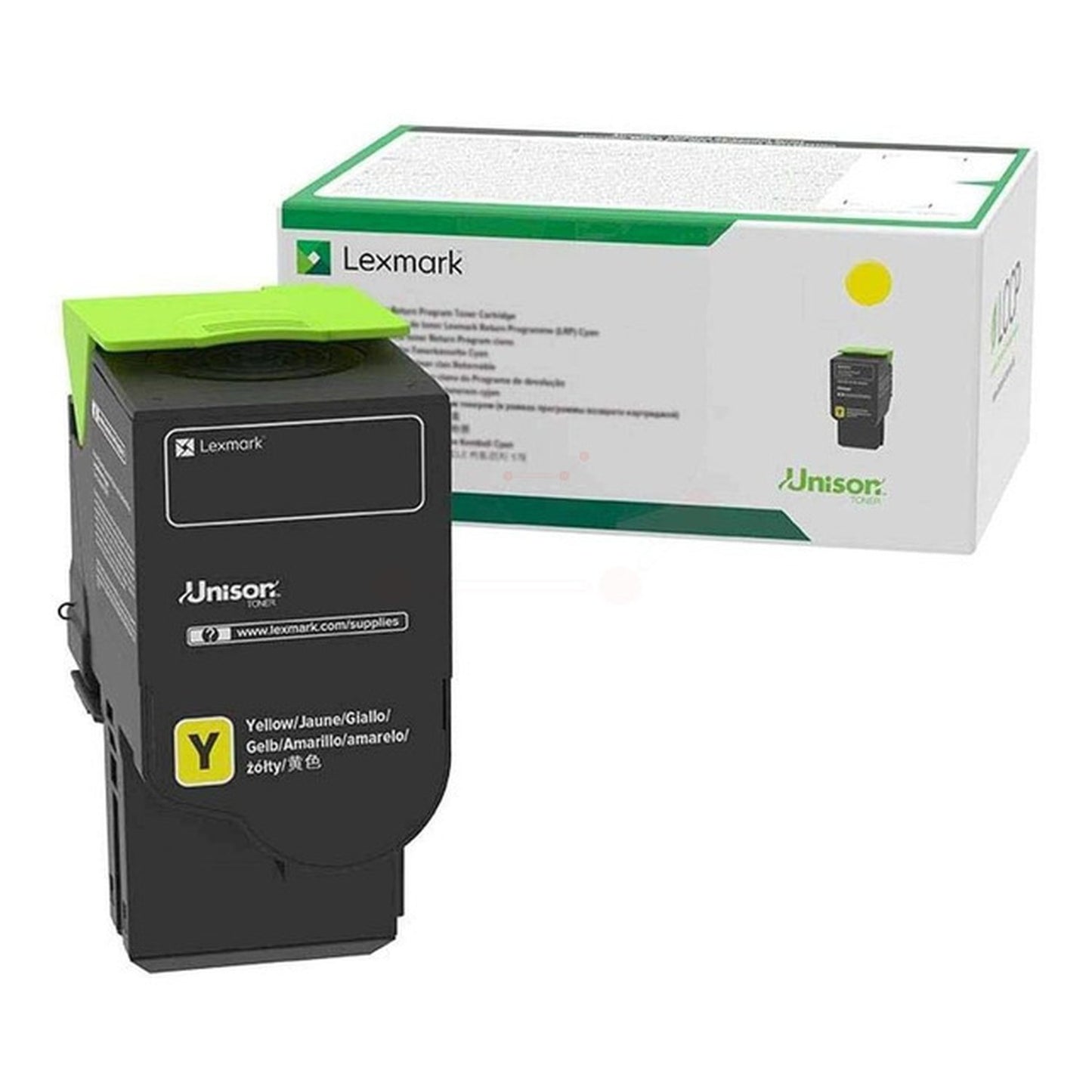 Toner d'origine Lexmark 78C20YE - jaune