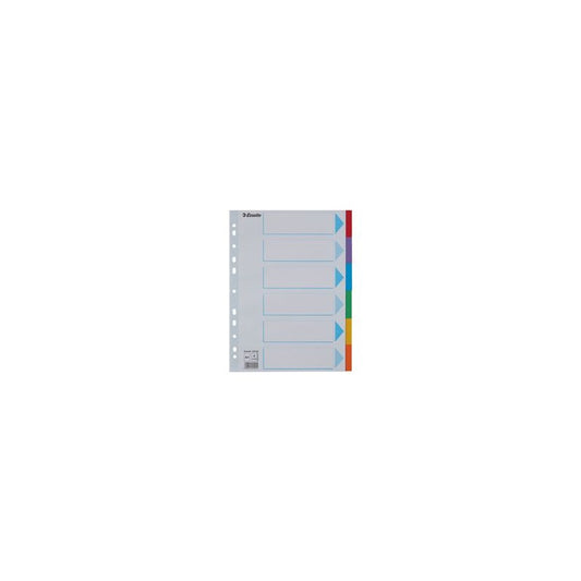 Esselte Intercalaires en carton, unis, A4, 10 touches
