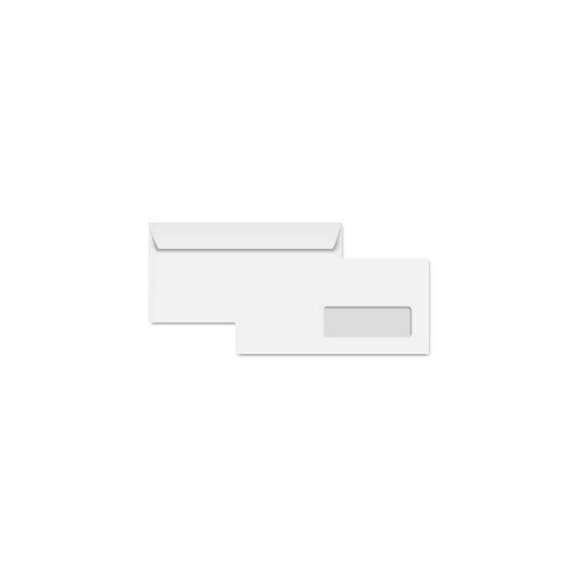 Clairefontaine Enveloppe C6/5, 114 x 229 mm, avec fenêtre