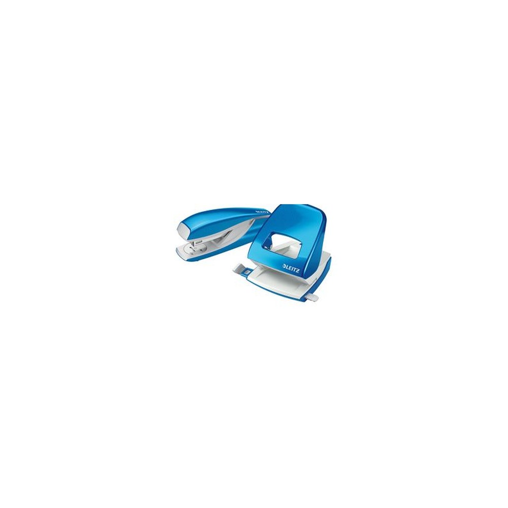 LEITZ Agrafeuse & perforateur Nexxt WOW, bleu