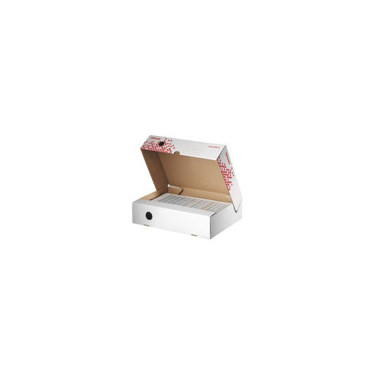 Esselte Boîte d'archives avec couvercle SPEEDBOX, dos: 80 mm x25