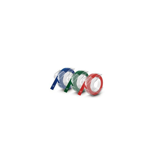 DYMO Ruban d'estampage 3D, 9 mm x 3 m, bleu