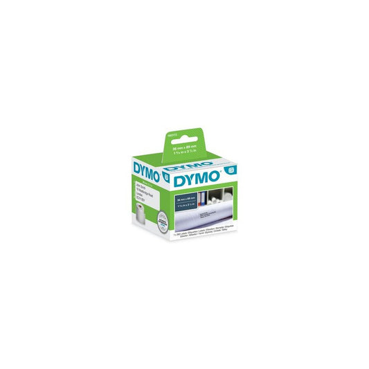 DYMO Etiquette d'adresse LabelWriter, 89 x 36 mm, blanc
