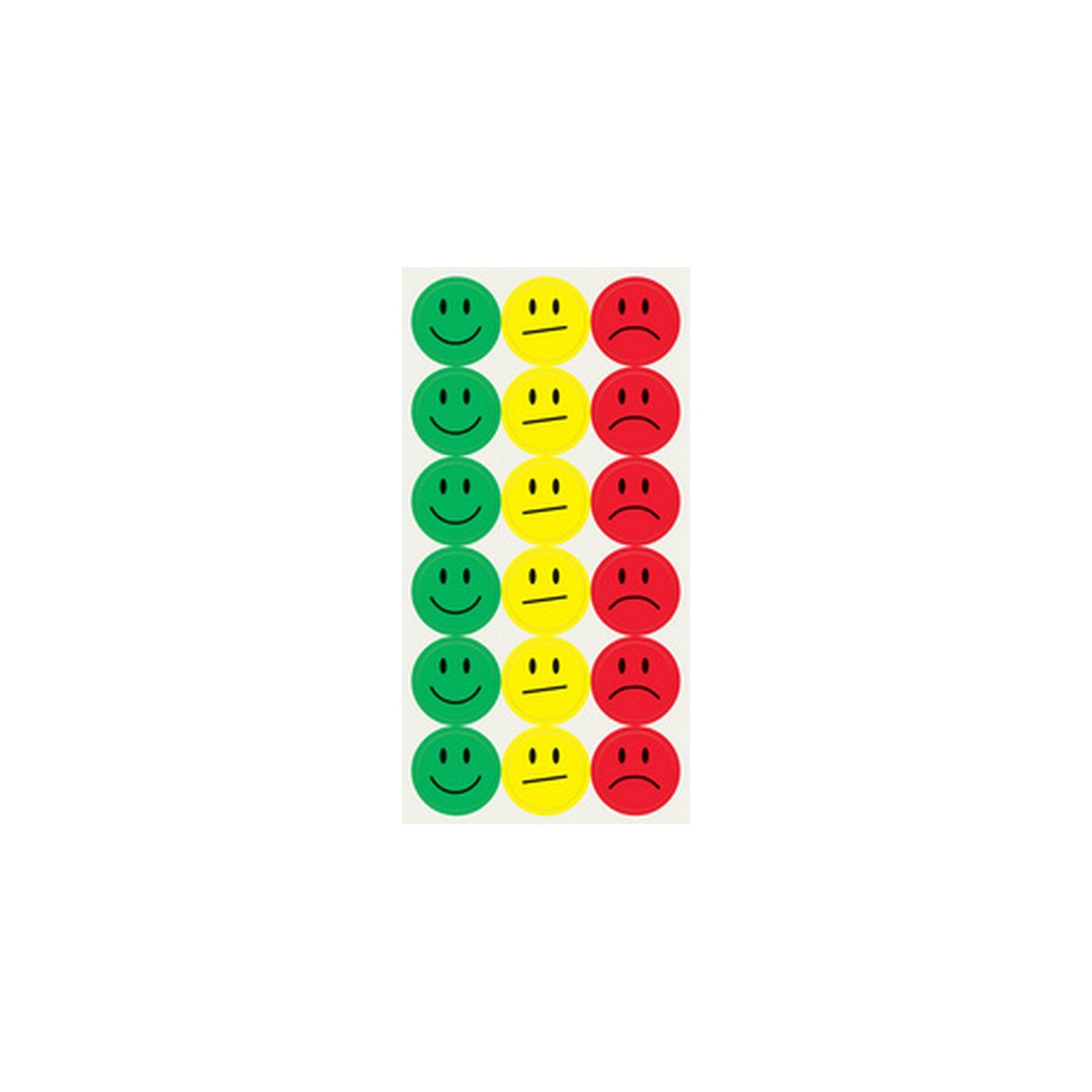 sigel Pastille de présentation Smiley, papier, assorti