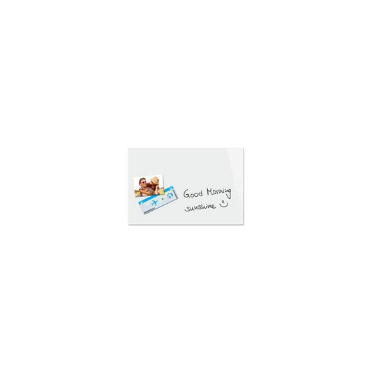 Be!Board Tableau magnétique en verre (L)600x(H)400 mm, blanc