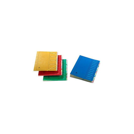extendos Trieur à élastique série 223, 7 compartiments, bleu