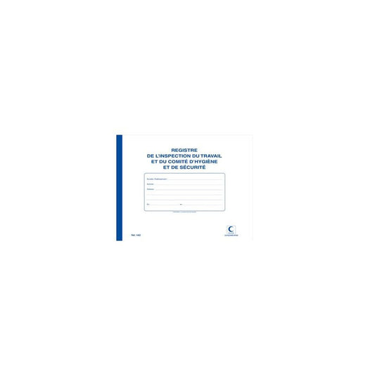 ELVE Registre "Inspection du travail et comité d'hygiène et