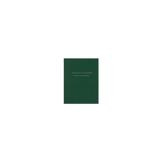 ELVE Registre des mandats "Gestion immobilière", 200 pages