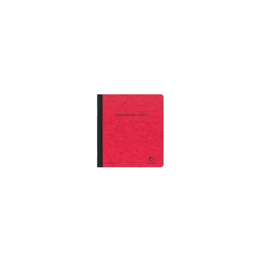 ELVE Cahier piqué "Position de compte", 210 x 190 mm