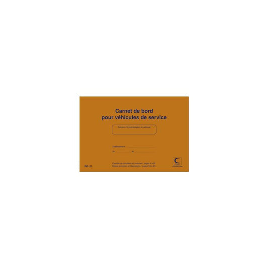 ELVE Carnet de bord pour véhicules de service, 150 x 215 mm