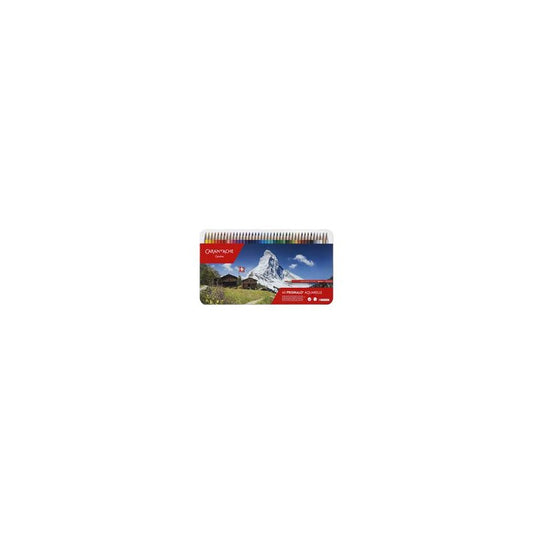 CARAN D'ACHE Crayon de couleur PRISMALO Aquarelle, 40 pièces