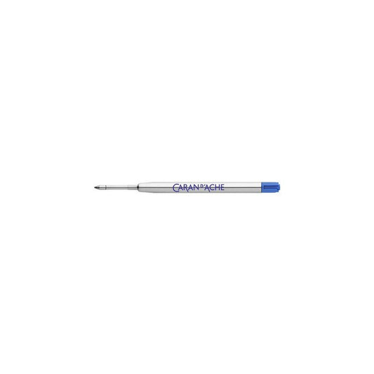 CARAN D'ACHE Recharge pour stylo roller, M, bleu