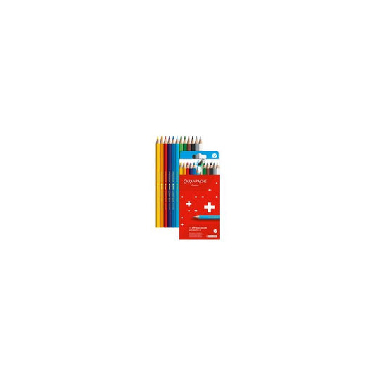 CARAN D'ACHE Crayons de couleur SWISSCOLOR Aquarelle