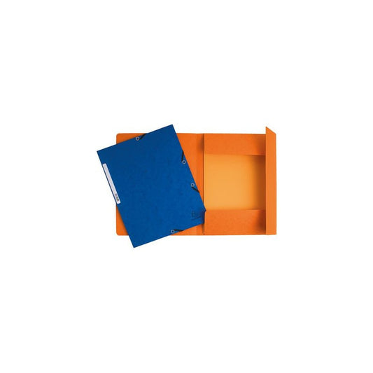 EXACOMPTA Chemise à élastique, A4, carton, rouge x10