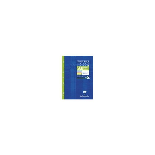 Clairefontaine Feuillets mobiles perforés couleur, A4