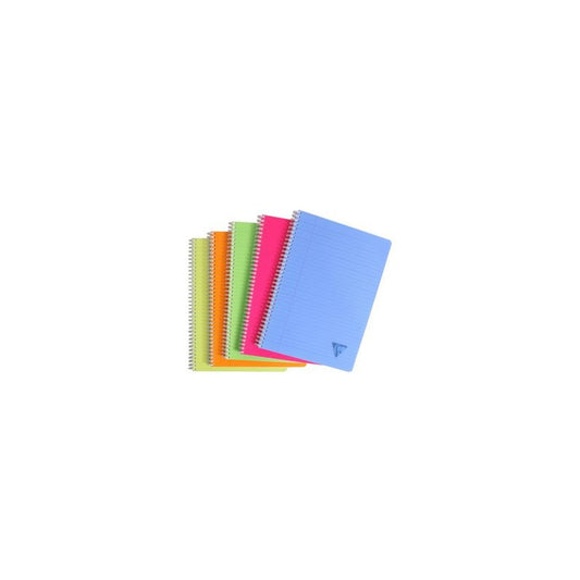 Clairefontaine Cahier reliure intégrale LINICOLOR, A4, séyès x5