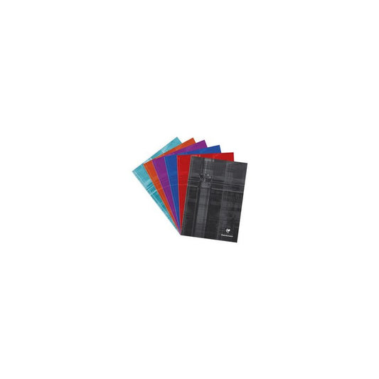 Clairefontaine Cahier broché rembordé rigide, A4, séyès x5