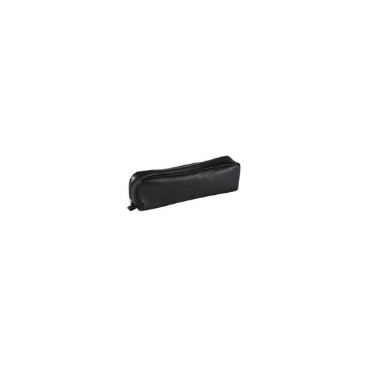 Clairefontaine Trousse rectangulaire, cuir noir