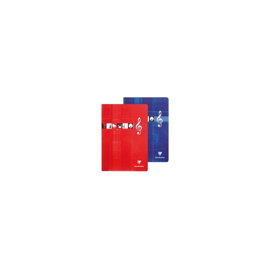 Clairefontaine Cahier piqûre Musique & Chant, A4, 96 pages