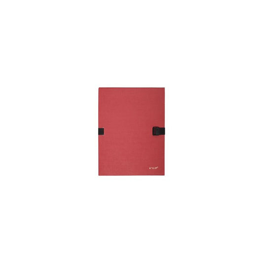 EXACOMPTA Chemise à dos extensible N'CLIP, A4, rouge