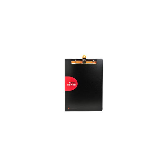 EXACOMPTA Porte-bloc avec rabat EXABOARD, A4, PP, noir