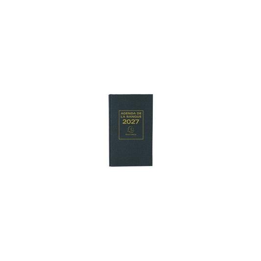 EXACOMPTA Agenda Banquier large, 2 volumes, 2027, noir