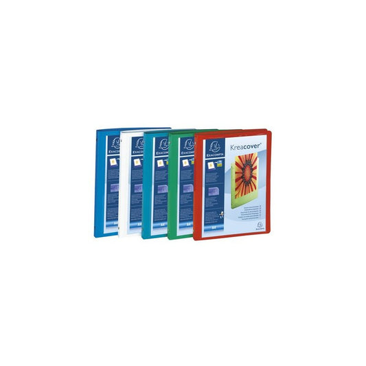 EXACOMPTA Classeur personnalisable Kreacover, PP, A4, blanc