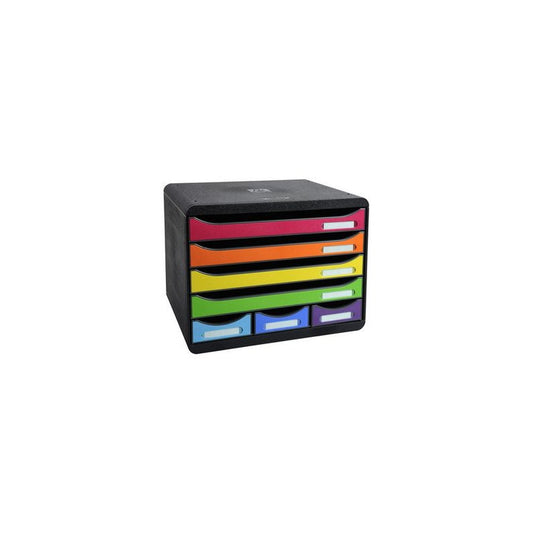 EXACOMPTA Module de classement STORE-BOX MINI, 7 tiroirs