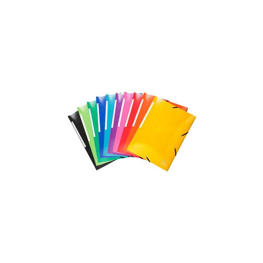 EXACOMPTA Chemise à élastique Iderama, A4, assorti x25