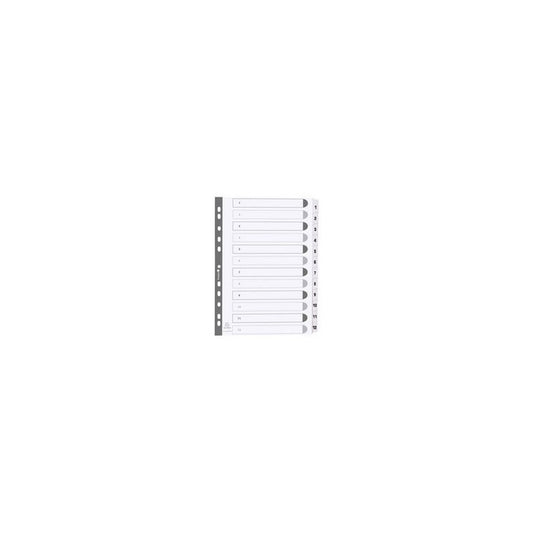 EXACOMPTA Intercalaires en carton 1-20, A4, 20 touches