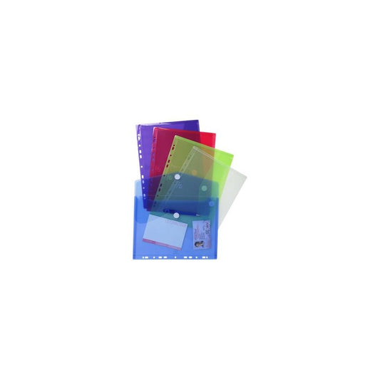 EXACOMPTA Pochette document perforée, A4, PP, assorti