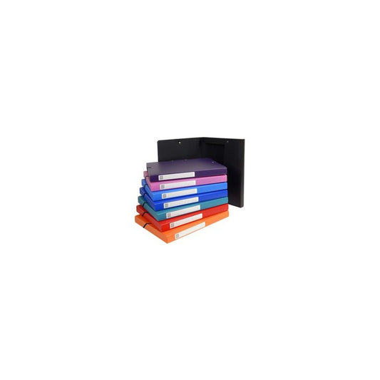 EXACOMPTA Boîte de classement Opaque, PP, 40 mm, assorti x8