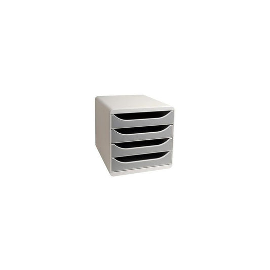 EXACOMPTA Module de classement BIG-BOX, 4 tiroirs, gris /
