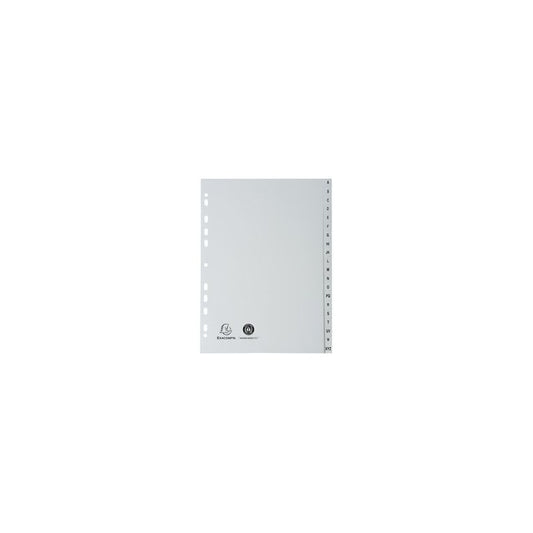 EXACOMPTA Intercalaires en plastique, A-Z, A4, 26 touches