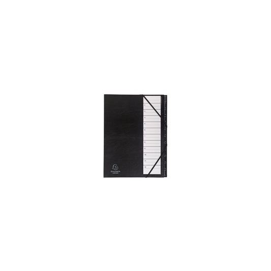 EXACOMPTA Trieur Ordonator, PP, 12 compartiments, noir