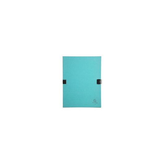 EXACOMPTA Chemise à dos extensible N'CLIP, A4, turquoise