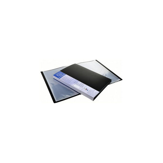 EXACOMPTA Protège-documents, A4, PP, 60 pochettes, noir