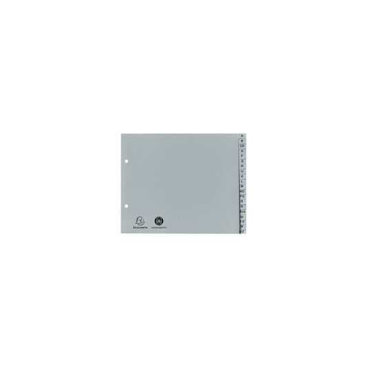EXACOMPTA Intercalaire en plastique, A-Z, 2/3 A4, 20 touches
