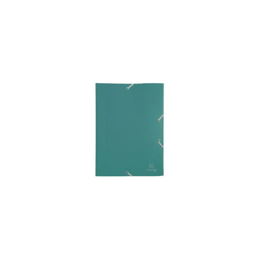 EXACOMPTA Chemise à élastiques Opaque Eco, PP, A4, vert