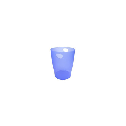 EXACOMPTA Corbeille à papier ECOBIN, 15 litres, bleu glacé