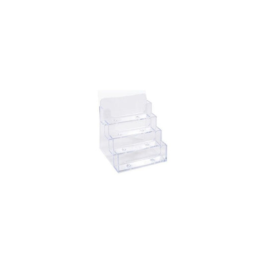 EXACOMPTA Distributeur de cartes de visite, cristal