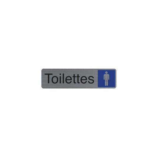 EXACOMPTA Plaque de signalisation "Toilettes Homme"
