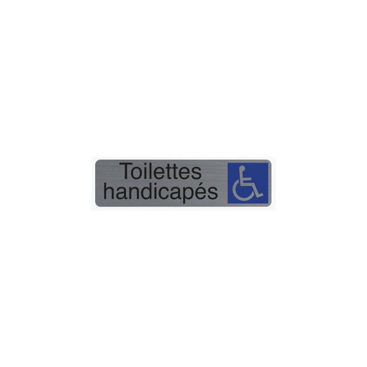 EXACOMPTA Plaque de signalisation "Toilettes handicapés"